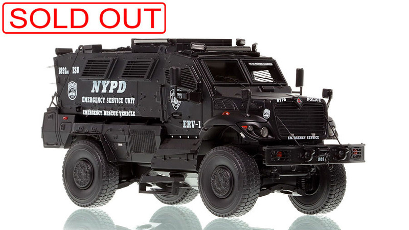 1:50 scale model of New York Police Department ERV-1 - Citywide