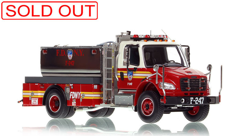 1:50 scale FDNY Freightliner M2/Seagrave Foam Tanker 247 - Brooklyn