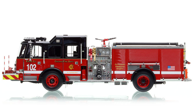 Fire Replicas 1:50 scale model of Chicago Fire Department 2020 E-One ...