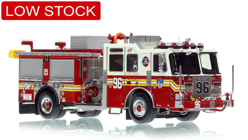 1:50 scale model of Fire Department City of New York 2015 KME Engine 96 - Bronx