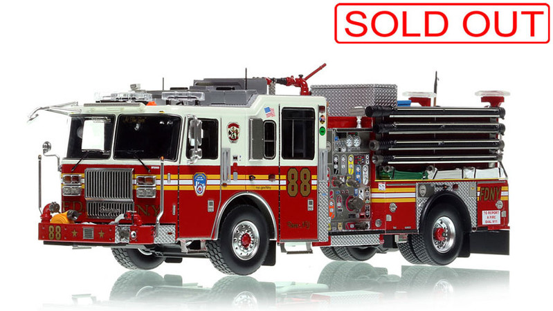 1:50 scale model of FDNY 2020 Seagrave Attacker HD Engine 88 - Bronx