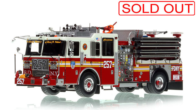 1:50 scale model of FDNY 2020 Seagrave Attacker HD Engine 257 - Brooklyn