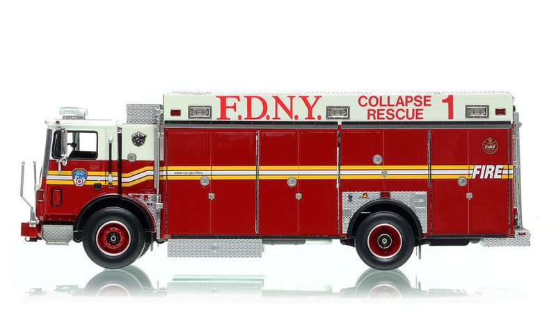 Fire Replicas FDNY 2005 Mack MR/Ferrara Collapse Rescue 1 - Manhattan ...