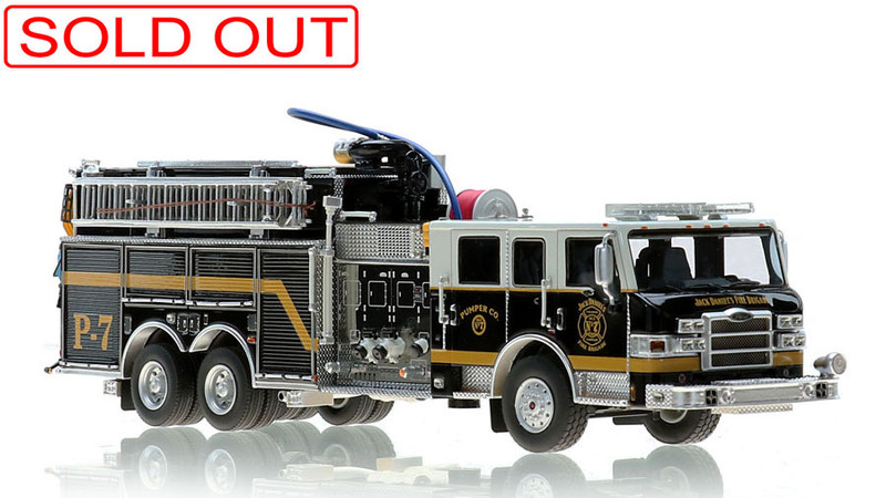 1:50 museum grade scale model of Jack Daniel's P-7 Pumper
