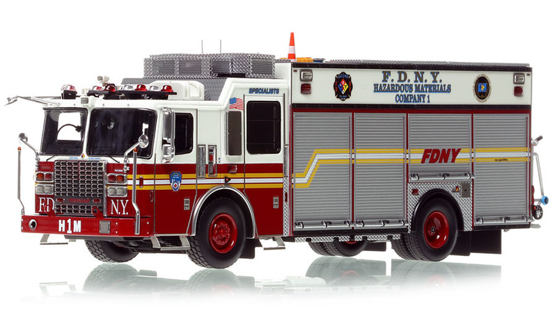 1:50 scale model of FDNY 2013 Ferrara Haz-Mat 1 - 2nd Piece - Citywide
