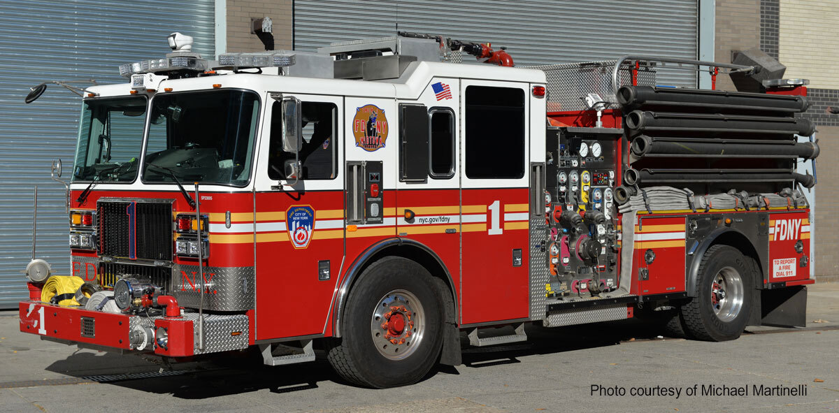 FDNY 2023 Seagrave Attacker HD Engine 1 courtesy of Michael Martinelli