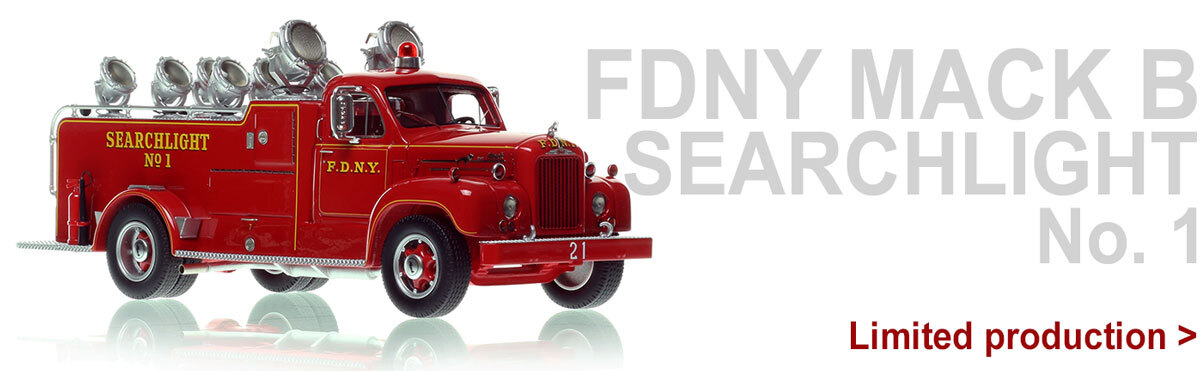 1:50 scale FDNY 1959 Mack B Searchlight 1 