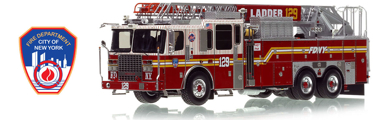1:50 scale FDNY 2014 Ferrara Ladder 129
