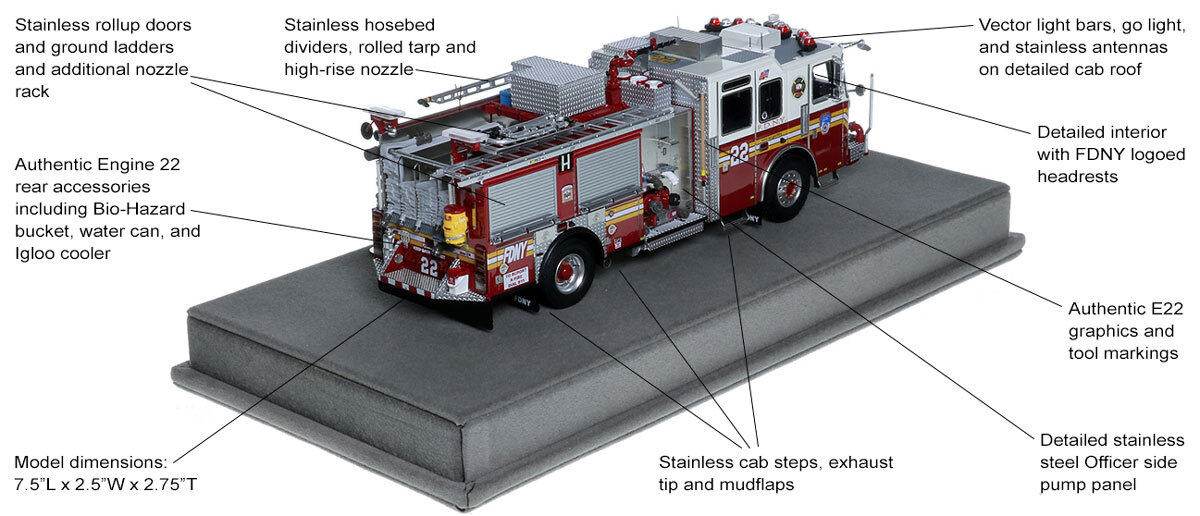 Specs and Features of FDNY's KME Severe Service Engine 22