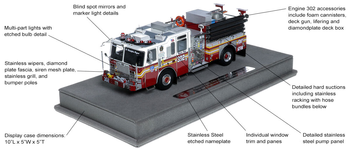 Specs and Features of FDNY KME Severe Service Engine 302