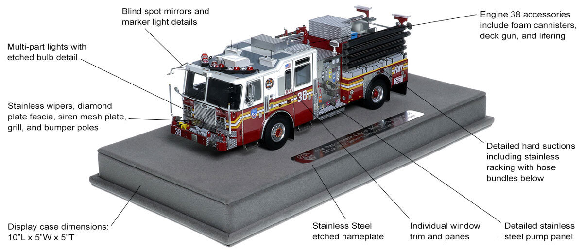 Specs and Features of FDNY 2016 KME Severe Service Engine 38