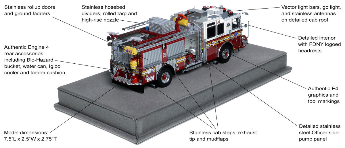 Specs and Features of FDNY's KME Severe Service Engine 4