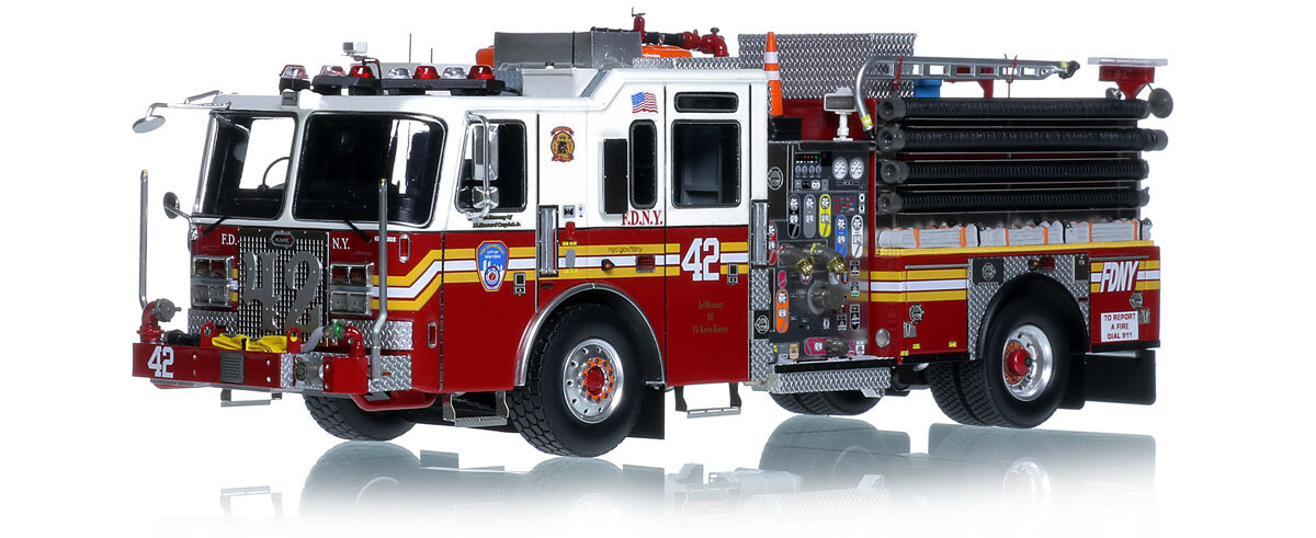 Fire Replicas FDNY 2016 KME Severe Service Engine 42 - Bronx 1:50
