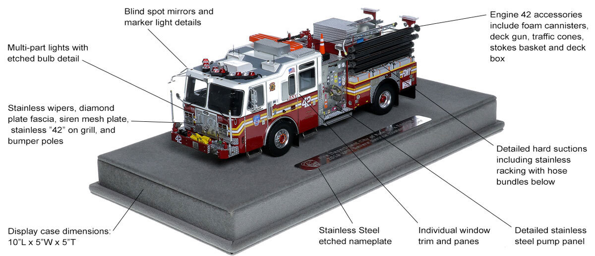 Specs and Features of FDNY 2016 KME Severe Service Engine 42
