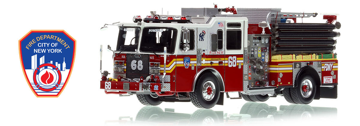 1:50 scale FDNY 2016 KME Severe Service Engine 68