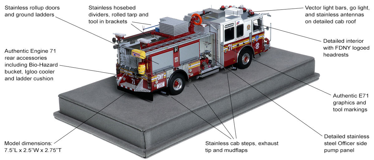 Features and Specs of FDNY KME Severe Service Engine 71