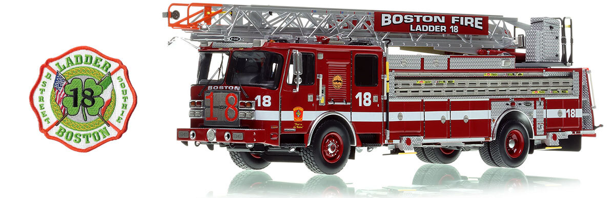 Fire Replicas 1:50 scale model of Boston Fire Department 2021 E-One Cyclone II
