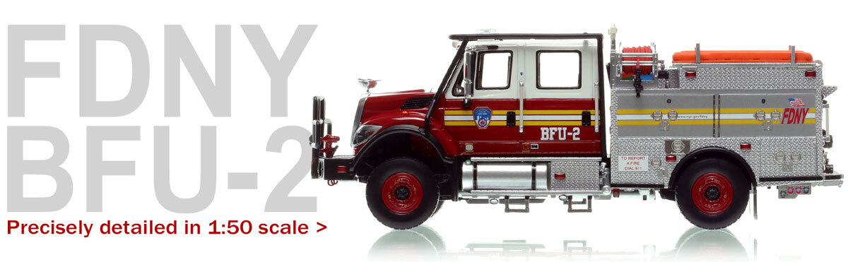 Fire Replicas 1:50 scale model of Fire Department City of New York 2016 Brush Fire Unit 2