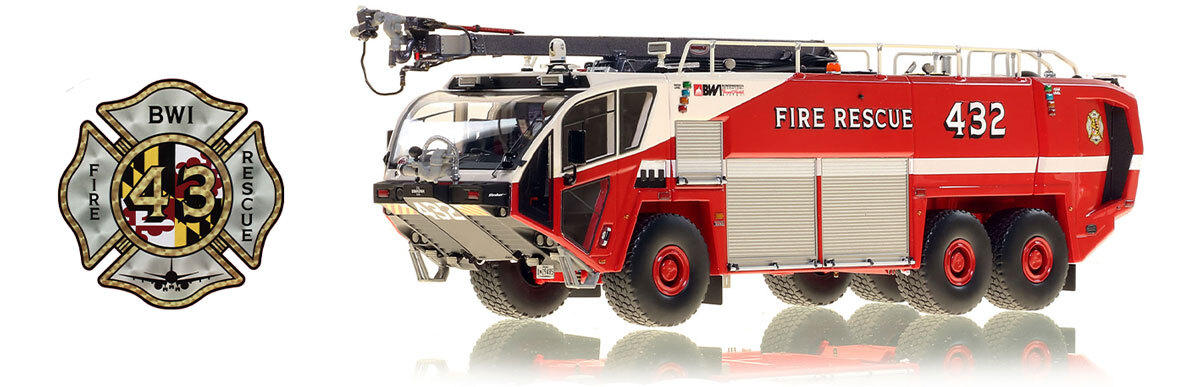 Fire Replicas 1:50 scale model of Baltimore-Washington International Rescue 432