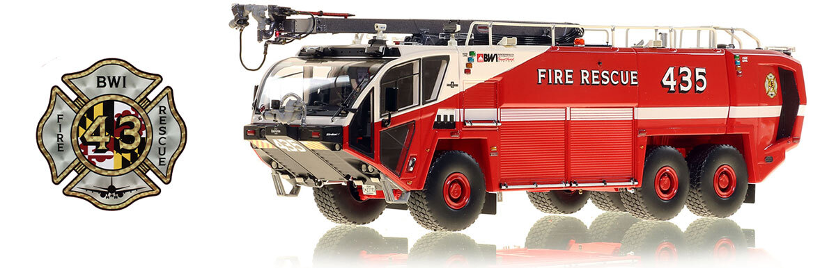 Fire Replicas 1:50 scale model of Baltimore-Washington International Rescue 435