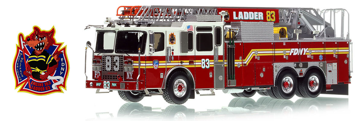 Fire Replicas 1:50 scale model of Fire Department City of New York 2017 Ladder 83