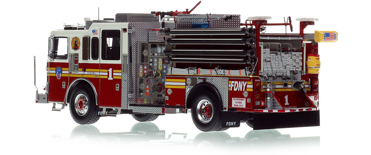 FDNY ファイアデパートメント　オブ　ニューヨーク　MA-1タイプ　新品 Fire Replicas FDNY 2023 Seagrave Attacker HD Engine 1 - Manhattan