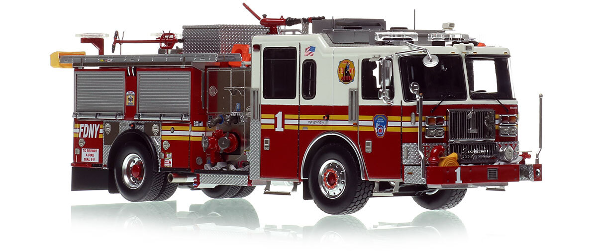 FDNY ファイアデパートメント　オブ　ニューヨーク　MA-1タイプ　新品 Fire Replicas FDNY 2023 Seagrave Attacker HD Engine 1 - Manhattan