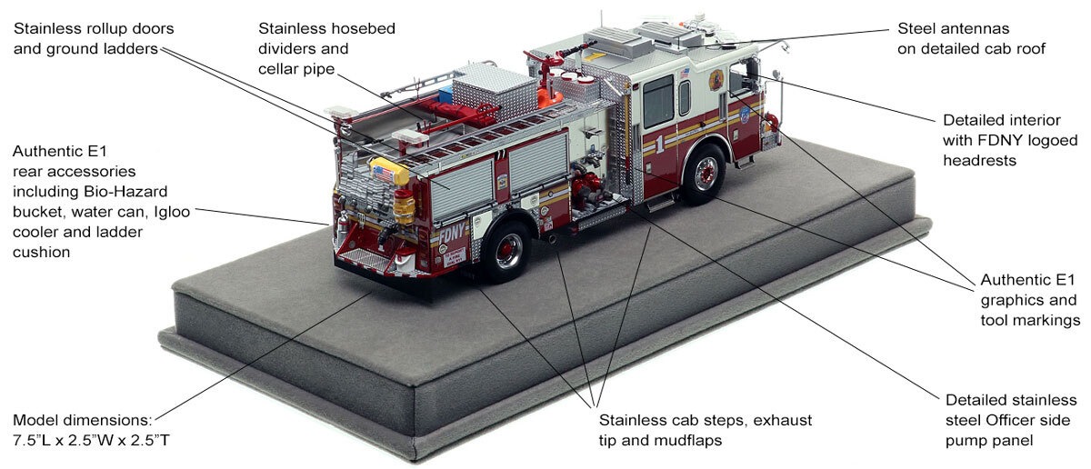 Specs and Features of FDNY 2023 Seagrave Attacker HD Engine 1