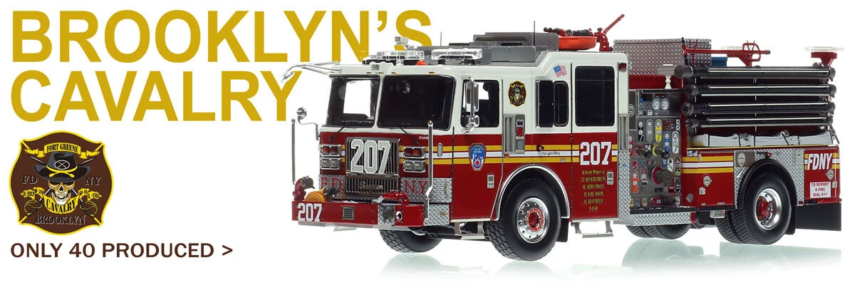 1:50 scale model of FDNY 2022 Seagrave Attacker HD Engine 207 - Brooklyn