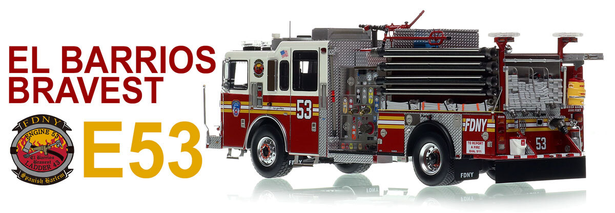1:50 scale model of  FDNY 2020 Seagrave Attacker HD Engine 53 - Manhattan