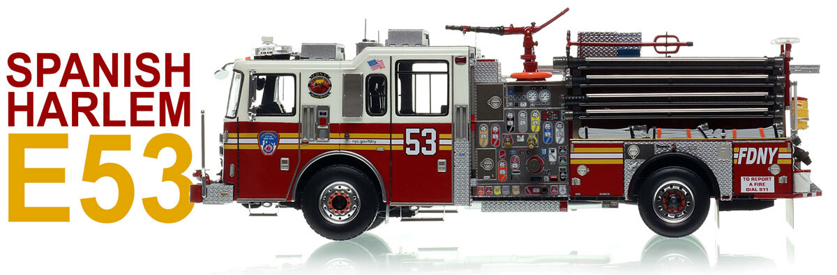 1:50 scale model of   FDNY 2020 Seagrave Attacker HD Engine 53 - Manhattan