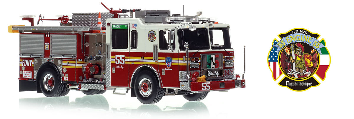 Fire Replicas FDNY 2023 Seagrave Attacker HD Engine 55 - Manhattan
