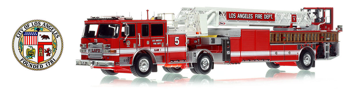 Fire Replicas 1:50 scale model of LAFD 2019 Pierce Arrow XT Truck 5