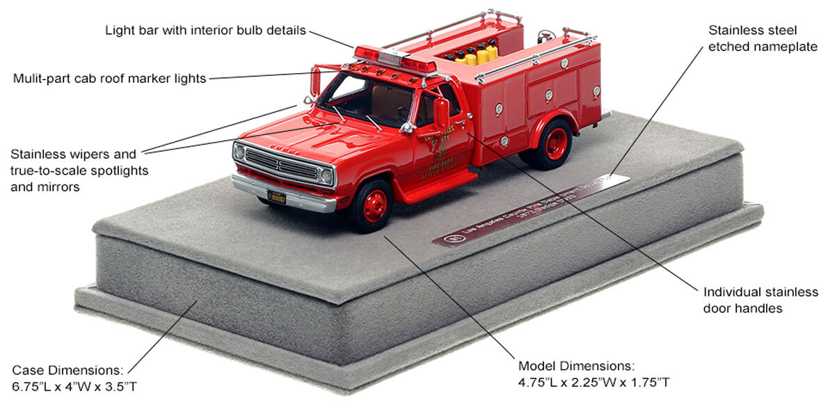 Emergency! 1972 Squad 51 in 1:50 scale