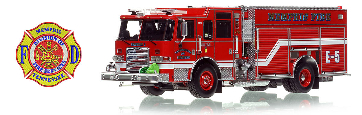 Fire Replicas 1:50 scale model of Memphis 2018 Pierce Arrow XT PUC Engine 5
