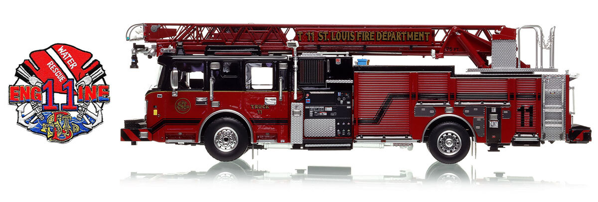 1:50 scale St. Louis 2020 Spartan/Smeal 75' Truck 11