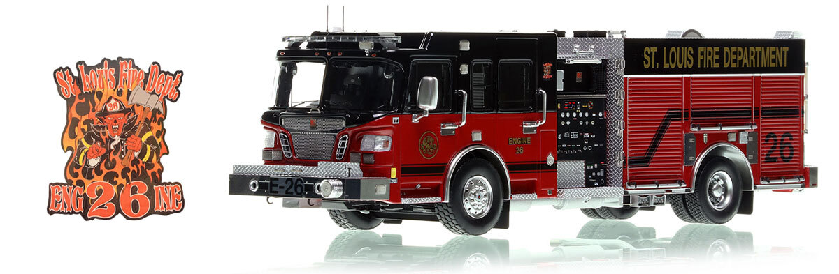 St. Louis 2010 Spartan/Smeal Engine 26 in 1:50 scale