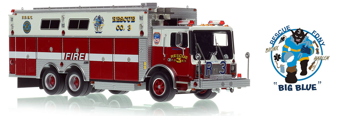 FDNY 1988 Mack MC/Saulsbury Rescue 3 - Bronx Scale Model