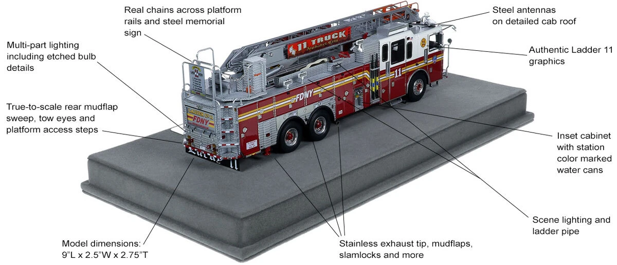 Specs and Features of FDNY 2024 Seagrave Attacker HD 100' Ladder 11