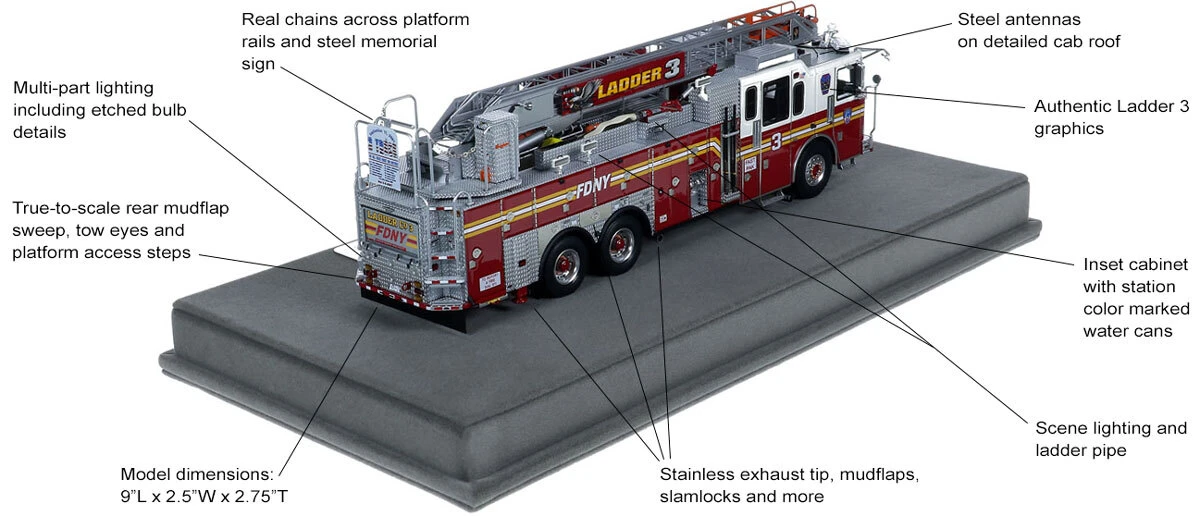 Specs and Features of FDNY 2024 Seagrave Attacker HD 100' Ladder 3