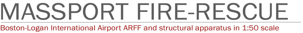 Massport Fire Rescue 1:50 scale models by Fire Replicas