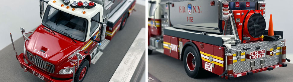 Closeup images 7-8 of FDNY Foam Tender 152 scale model