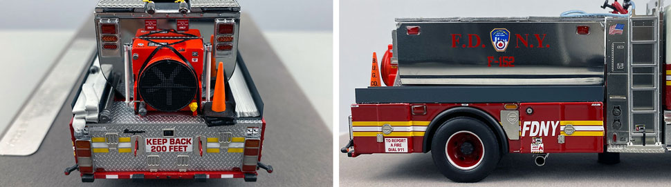 Closeup images 9-10 of FDNY Foam Tender 152 scale model