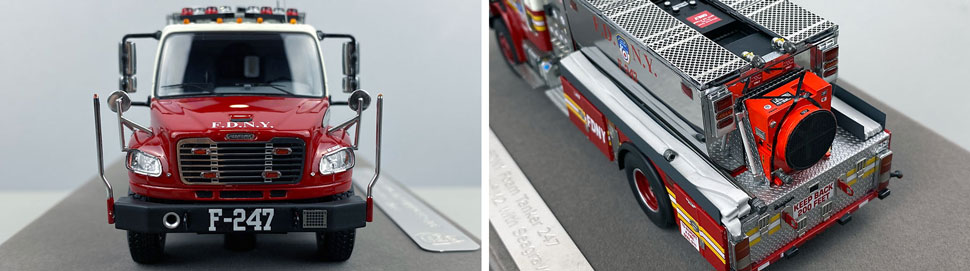 Closeup images 1-2 of FDNY Foam Tender 247 scale model