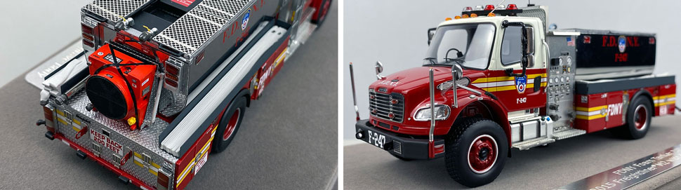 Closeup images 3-4 of FDNY Foam Tender 247 scale model