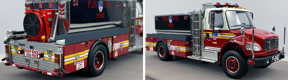 Closeup images 11-12 of FDNY Foam Tender 247 scale model