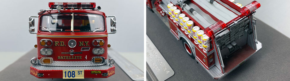Closeup pictures 1-2 of the FDNY American LaFrance Satellite 4 scale model