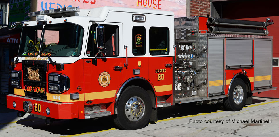 Philadelphia Fire Department Engine 20 courtesy of Michael Martinelli