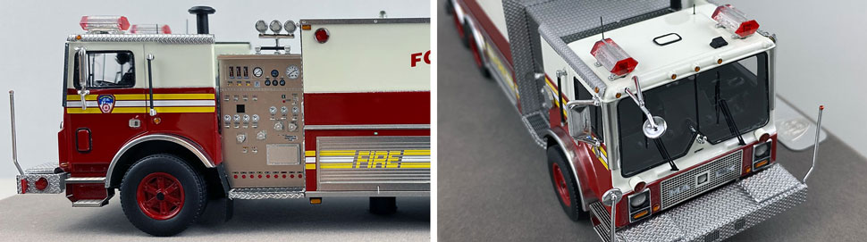 Closeup pictures 5-6 of the FDNY Mack MR/Saulsbury Foam Tender Unit scale model