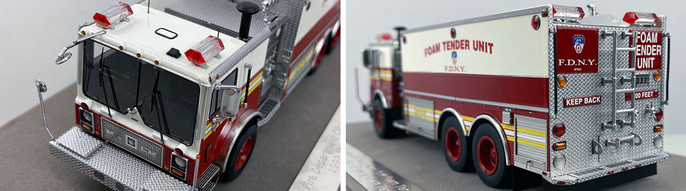 Closeup pictures 7-8 of the FDNY Mack MR/Saulsbury Foam Tender Unit scale model